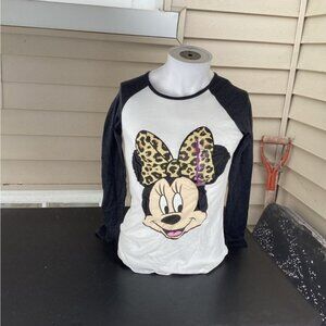 Country Club Chic Disney Raglan Tee With Minnie Mouse Graphic Girls XL